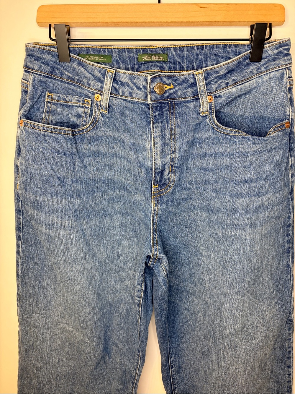 Wild Fable Women’s High Rise Baggy Jeans, Size 8 - Picture 2 of 7